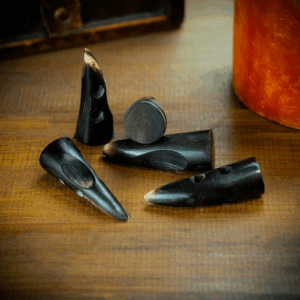 Medieval Ox Horn Toggles - Set of 5