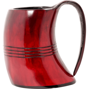 Viking Crimson Horn Tankard