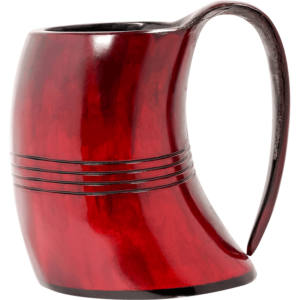 Viking Crimson Horn Tankard