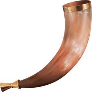 Medieval Ox Horn Bugel