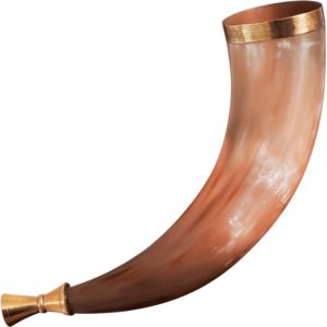 Medieval Ox Horn Bugel