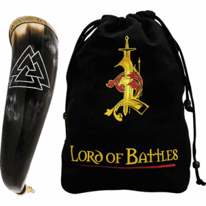 Viking Valknut Drinking Horn