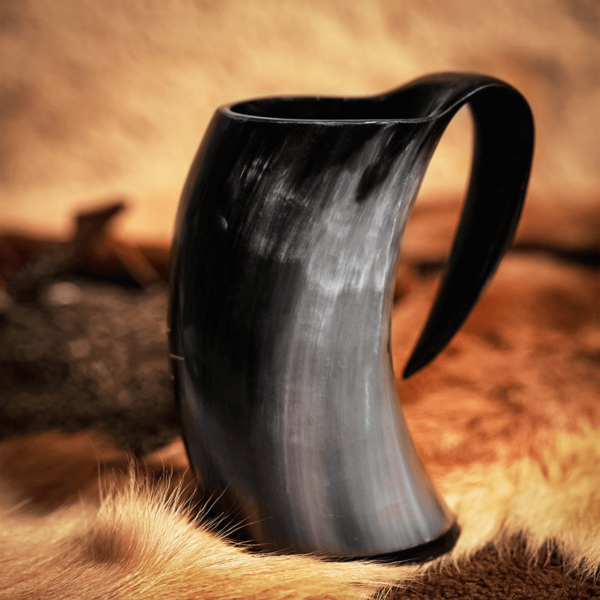 Valknut Viking Horn Tankard