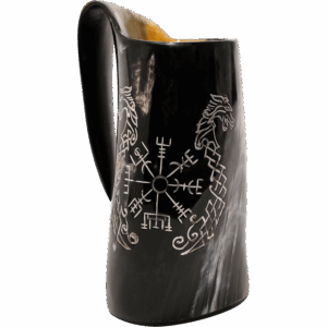 Viking Horn Vegvisir Tankard