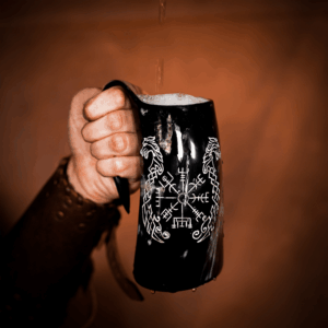 Viking Horn Vegvisir Tankard