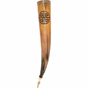 Viking Shield Knot Drinking Horn