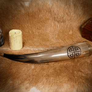 Viking Shield Knot Drinking Horn