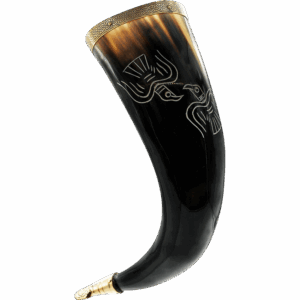 Odin’s Ravens Drinking Horn