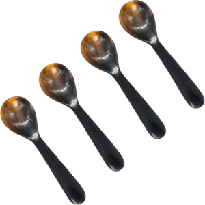 Viking Horn Spoons - Set of 4