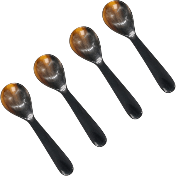 Viking Horn Spoons - Set of 4