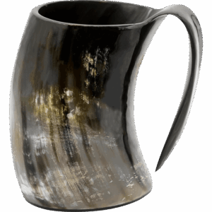 Viking Ox Horn Tankard Mug