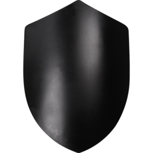 Black Medieval Warrior Shield