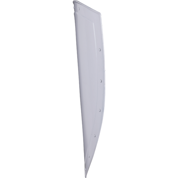 White Medieval Templar Heater Shield