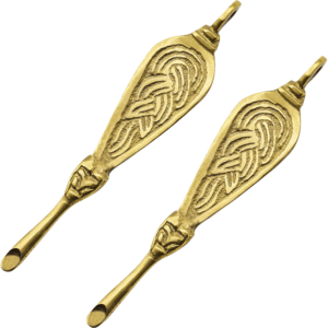 Brass Viking Ear Cleaners - Set of 2