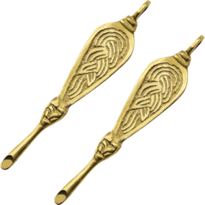 Brass Viking Ear Cleaners - Set of 2