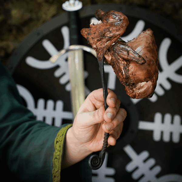 Hand Forged Viking Cooking Fork