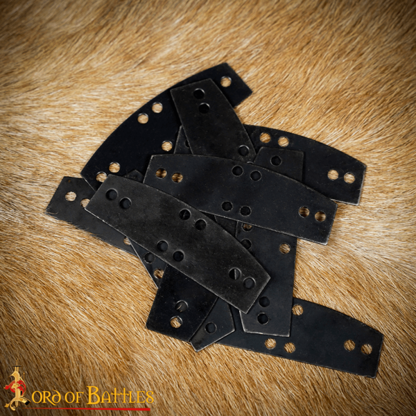 Black Lamellar Armour Plates - Set of 100