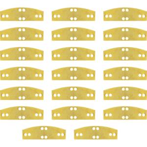 Brass Lamellar Armour Plates - Set of 20