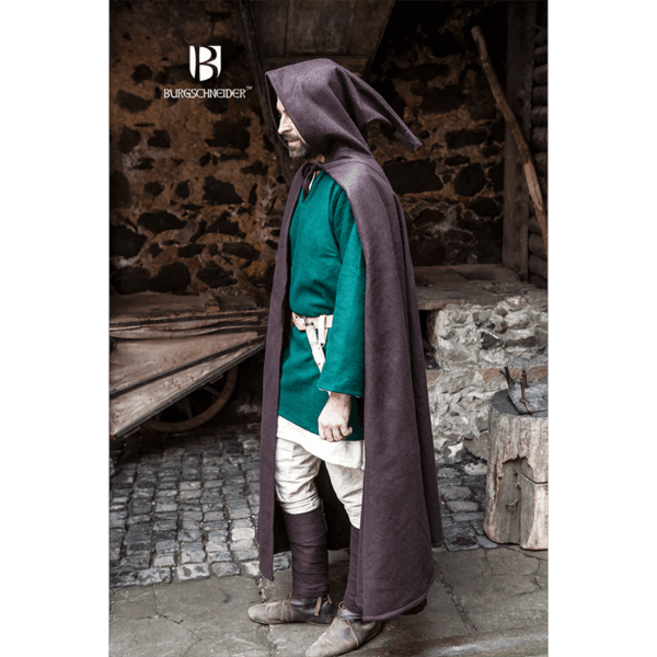 Hibernus Medieval Hooded Cloak