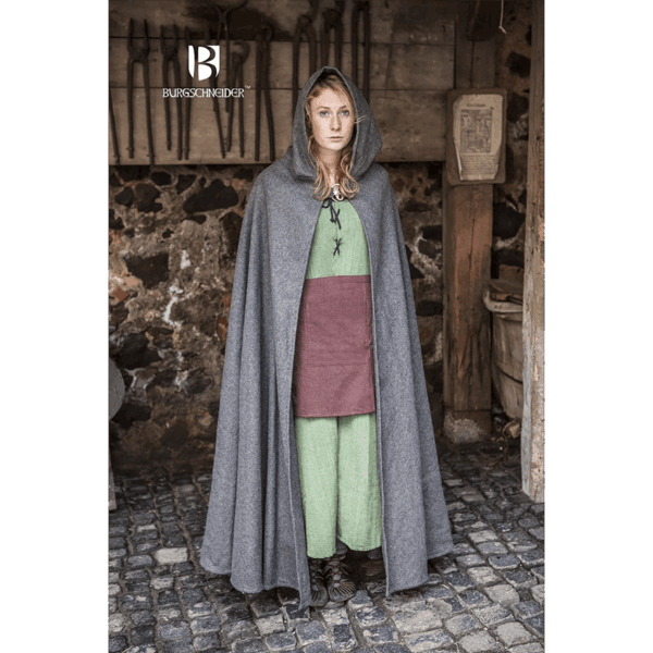 Hibernus Medieval Hooded Cloak