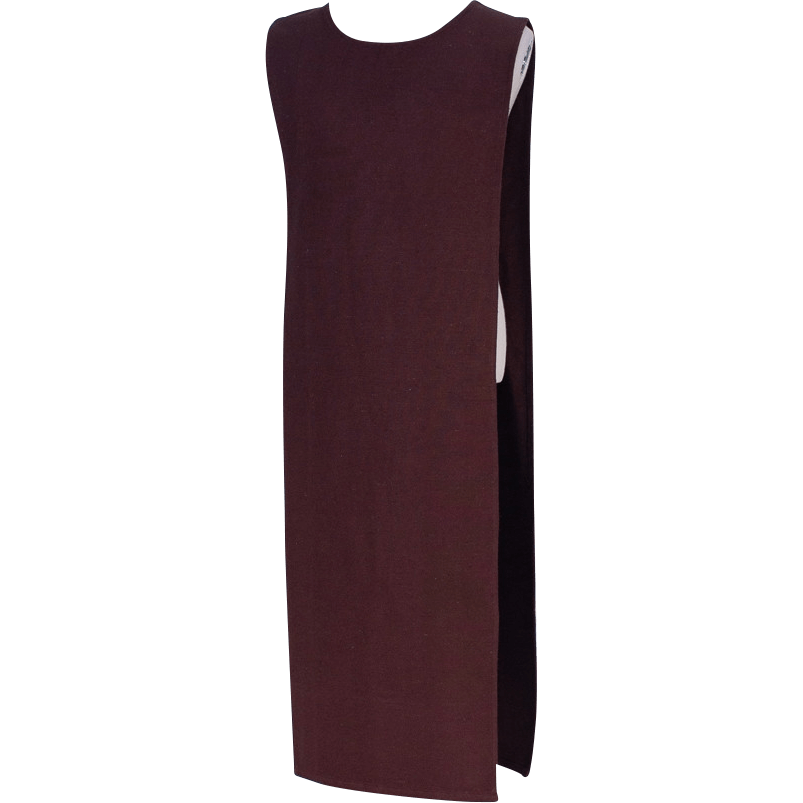Franz Scapular Tabard sashiko-thick-cotton-thread-off-white-202