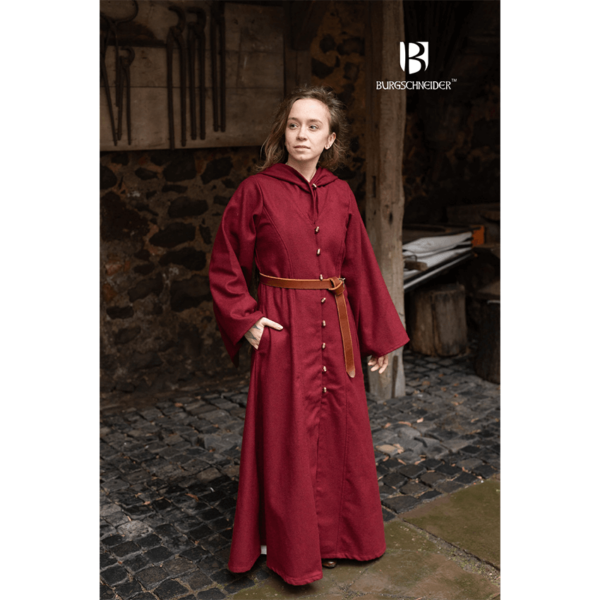 Tuala Womens Wool Medieval Coat