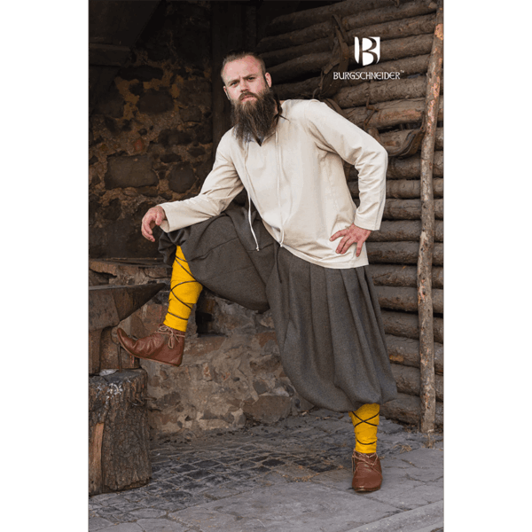 Borys Herringbone Viking Rus Pants