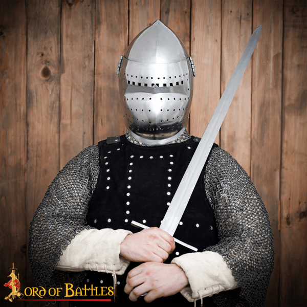14th Century Full Visored Bascinet