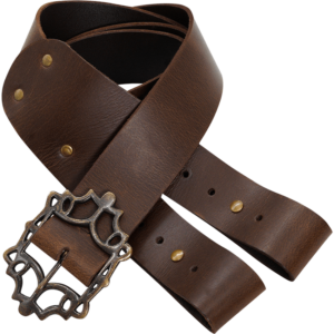 Pirate's Leather Baldric - Brown