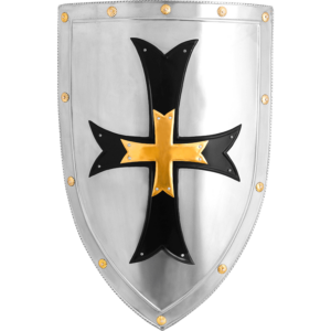 Decorative Steel Crusader Shield