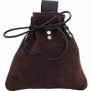 Adventurer's Suede Belt Pouch - Brown