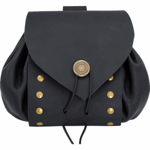 Casimir Medieval Belt Pouch - Black