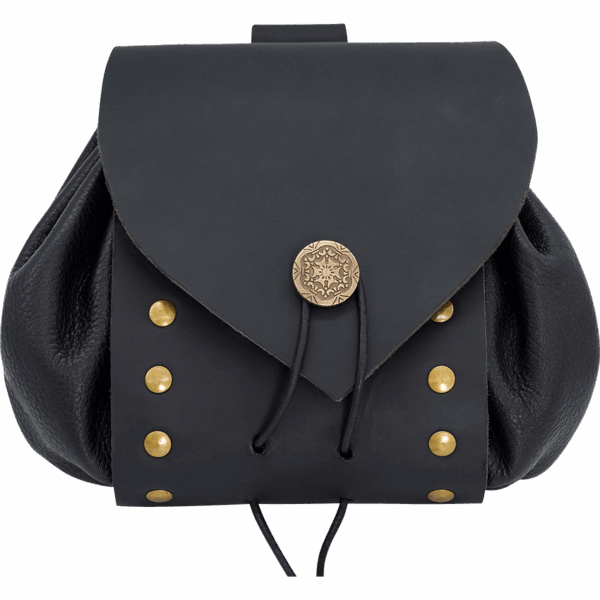 Casimir Medieval Belt Pouch - Black