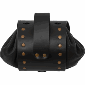 Casimir Medieval Belt Pouch - Black