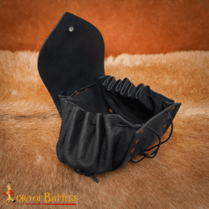 Casimir Medieval Belt Pouch - Black