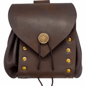 Casimir Medieval Belt Pouch - Brown