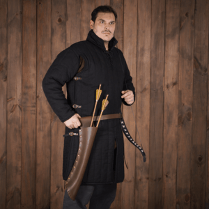Artemis Leather Belt Quiver - Brown