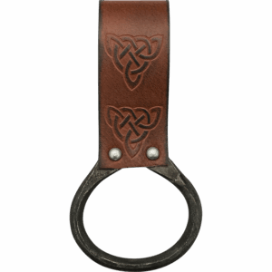 Celtic Knotwork Axe Frog - Brown