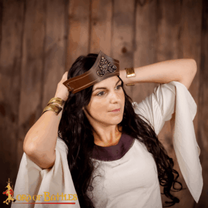 Florence Medieval Leather Band - Brown