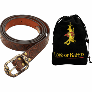Dragoslav Embossed Noble's Belt - Brown