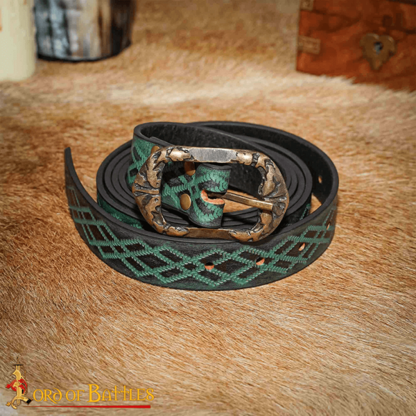 Ranger Leather Belt - Green