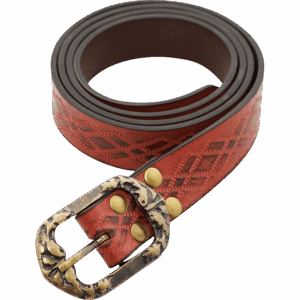 Ranger Leather Belt - Maroon