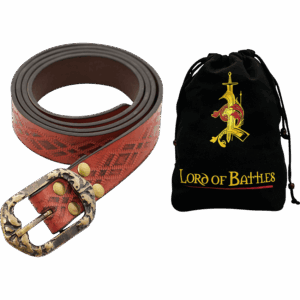 Ranger Leather Belt - Maroon
