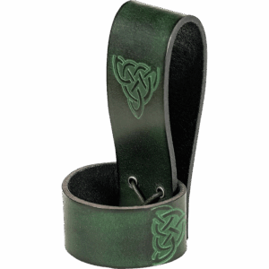 Brigid Celtic Drinking Horn Holder - Green