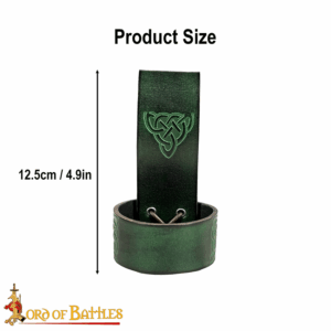 Brigid Celtic Drinking Horn Holder - Green