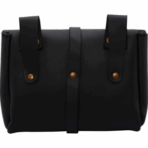 Alodie Late Medieval Belt Pouch - Black