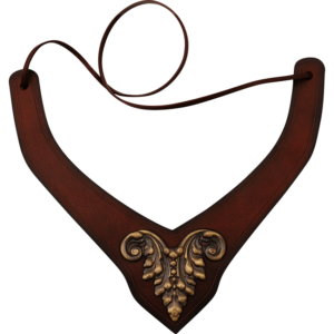 Regal Leather Neckband - Brown