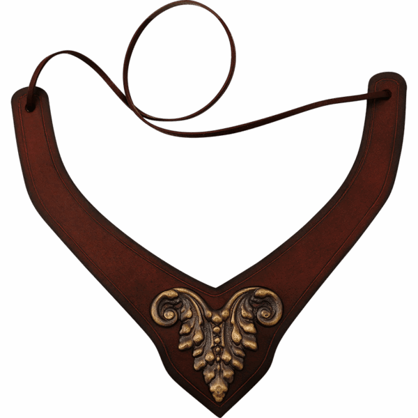Regal Leather Neckband - Brown
