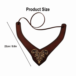 Regal Leather Neckband - Brown