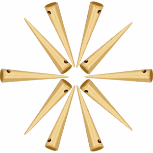 Brass Aiglets - Set of 10